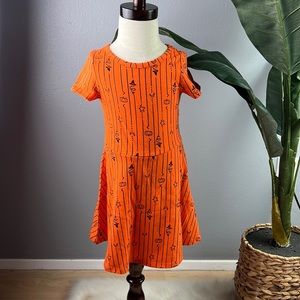 Toddler Orange Halloween Dress 3T